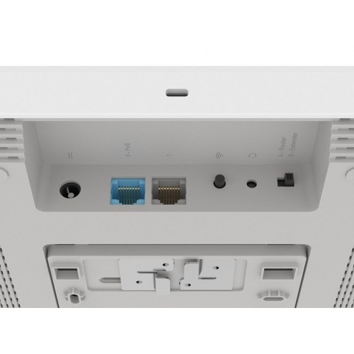 Keenetic Orbiter Pro KN-2810 - AC1300 mesh Wi‑Fi 5 router/forlænger/adgangspunkt med 2‑ports gigabit smart switch og PoE