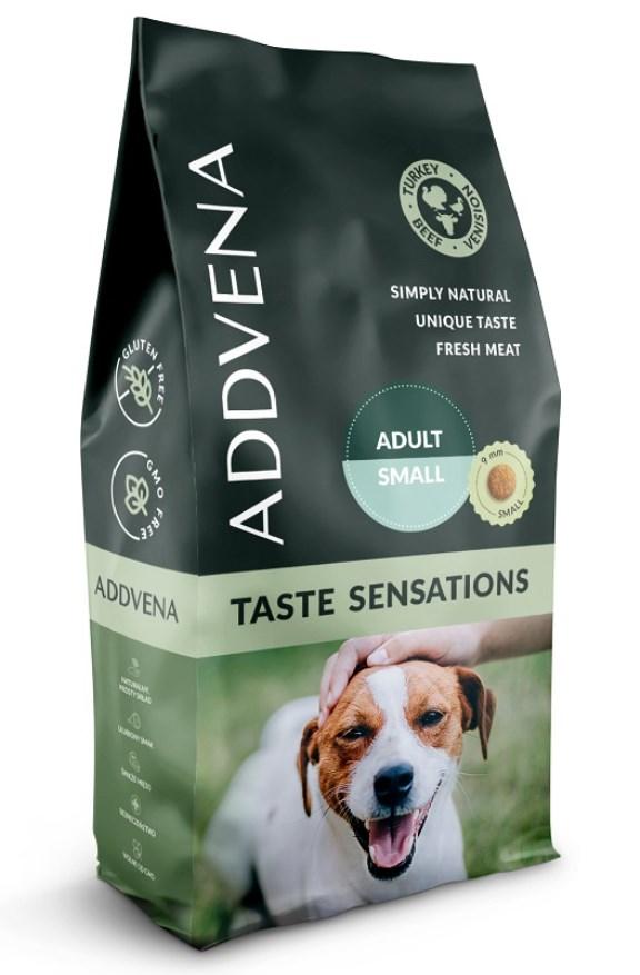 ADDVENA Taste Sensations - voksen hundefoder til små racer, 10 kg