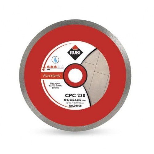 RUBI CPC diamantskive 250 × 25,4 mm - Pro til porcelænsfliser