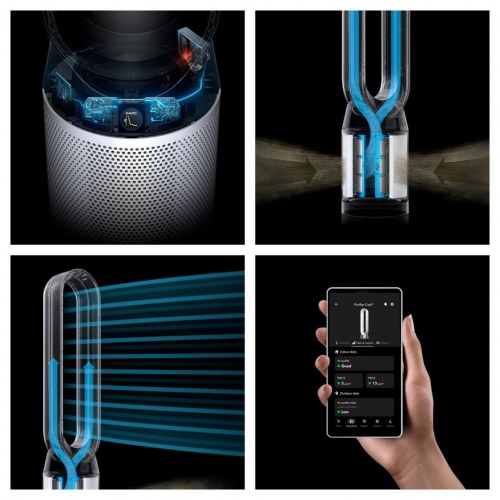 Dyson Purifier Cool PC1 (TP11) luftrenser og ventilator - 27 m², hvid