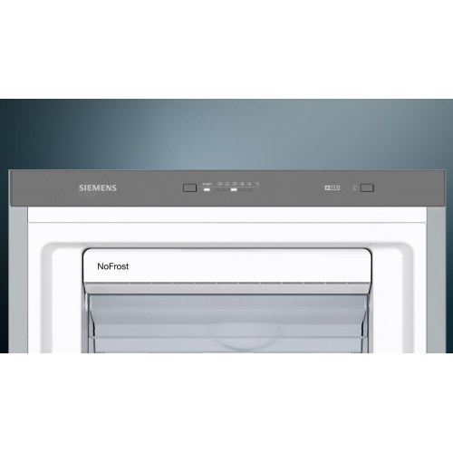 Siemens iQ300 GS36NVIEP fritstående fryseskab 242 l - rustfrit stål