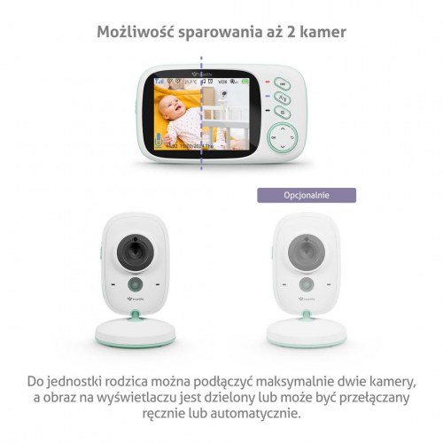 TrueLife NannyCam H32 Pro babyalarm med kamera og skærm