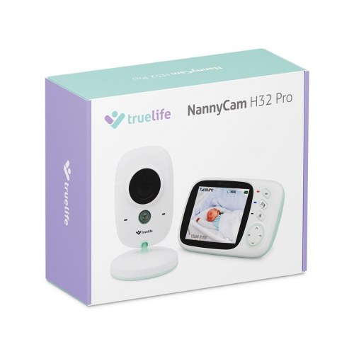 TrueLife NannyCam H32 Pro babyalarm med kamera og skærm