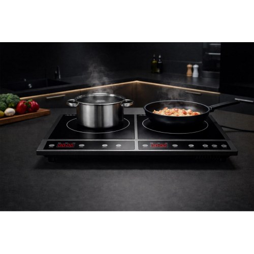 BLOW dobbelt induktionskogeplade - 2 zoner, 2.000 W + 2.000 W