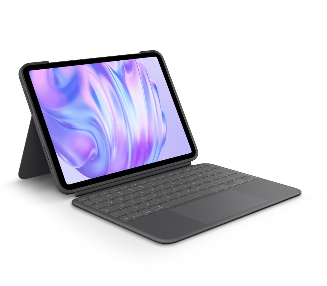 Logitech Combo Touch tastaturetui til iPad 11" - Smart Connector, US International, Graphite