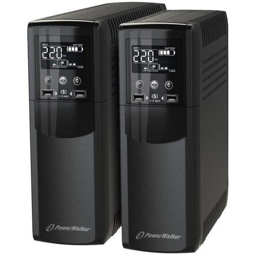 PowerWalker VI 1500 CSW UPS - Line-Interactive 1,5 kVA / 900 W, 4x Schuko