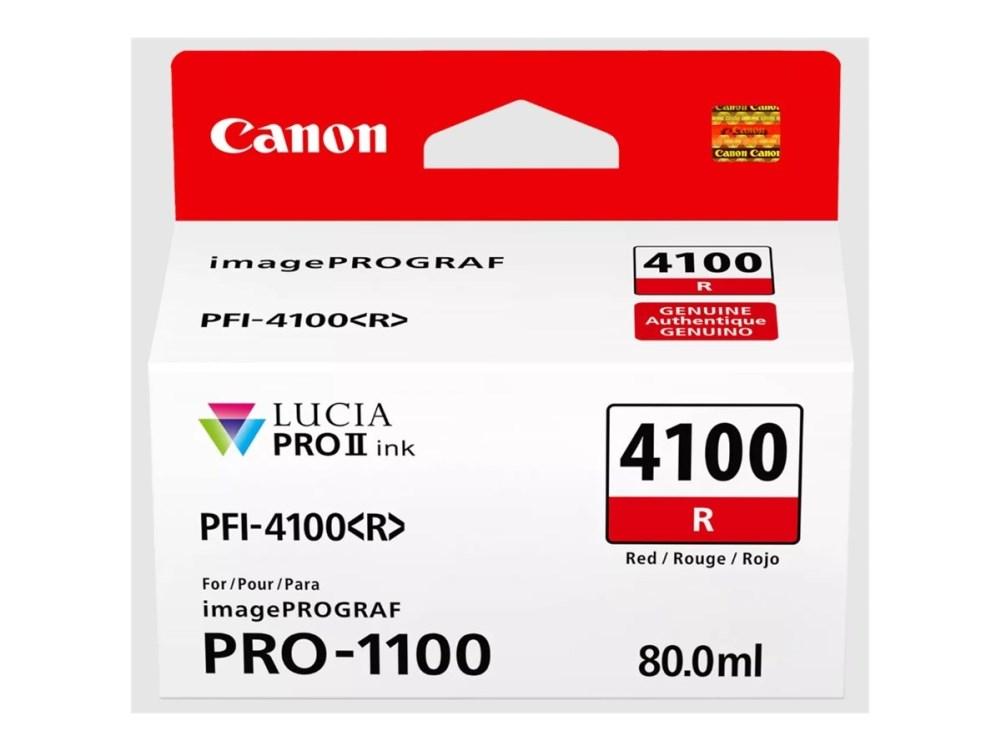 Canon PFI-4100 R blæktank - rød, 80,0 ml (til imagePROGRAF PRO-1100)