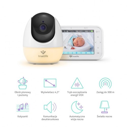 TrueLife NannyCam R4 Pro babyalarm med skærm