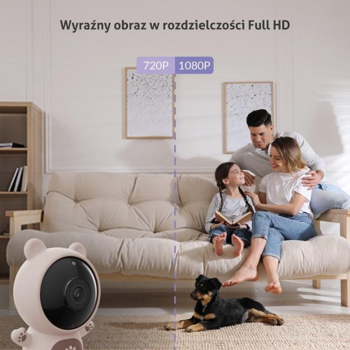 TrueLife NannyCam S3 Smart - smart babyalarm med kamera (1080p)