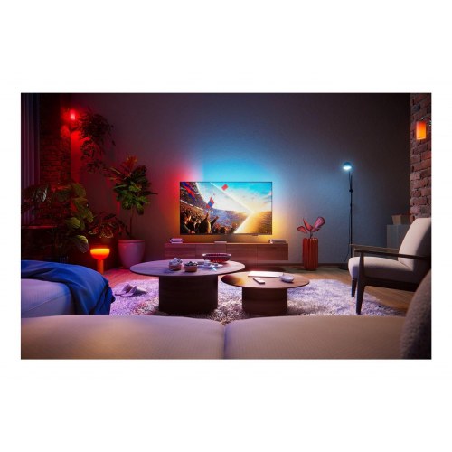 Philips 50PUS8001 50" 4K Ultra HD Smart TV med Ambilight - Sort