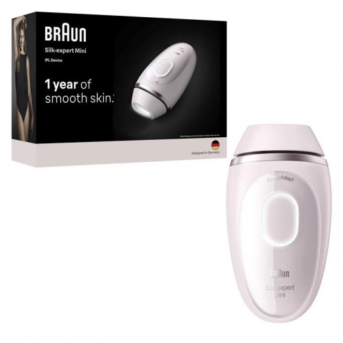 Braun Silk‑expert Mini PL1000 IPL hårfjerner - Pink/Hvid