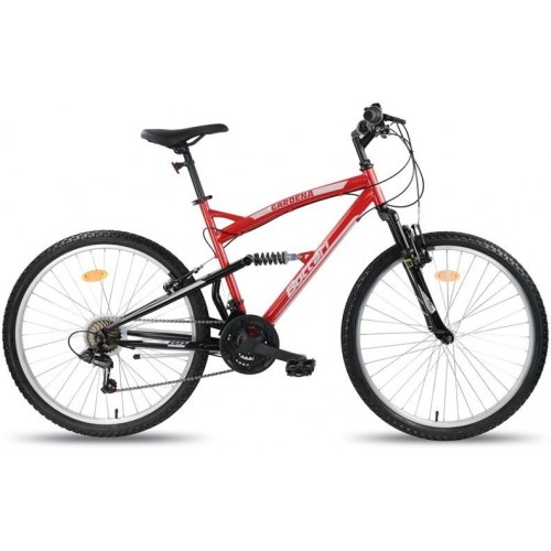 MTB 26" Gardena - 21 gear Shimano - rød mountainbike