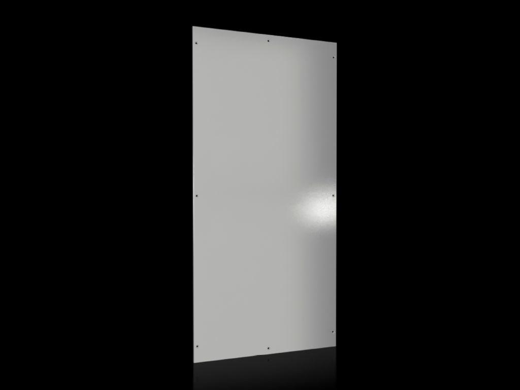 Rittal 8100.245 sideplade til elektronikskab - stål, grå, IP55