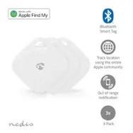 Nedis Bluetooth Smart Tag - 3‑pak sporingsbrik til Apple Find My