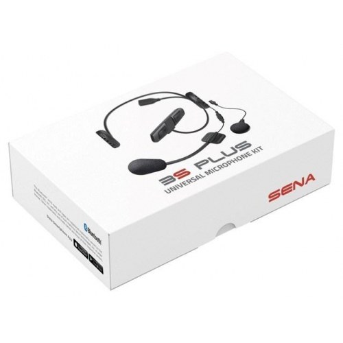 SENA 3S Plus Universal mikrofon-kit til motorcykel - Bluetooth intercom, 400 m, sort