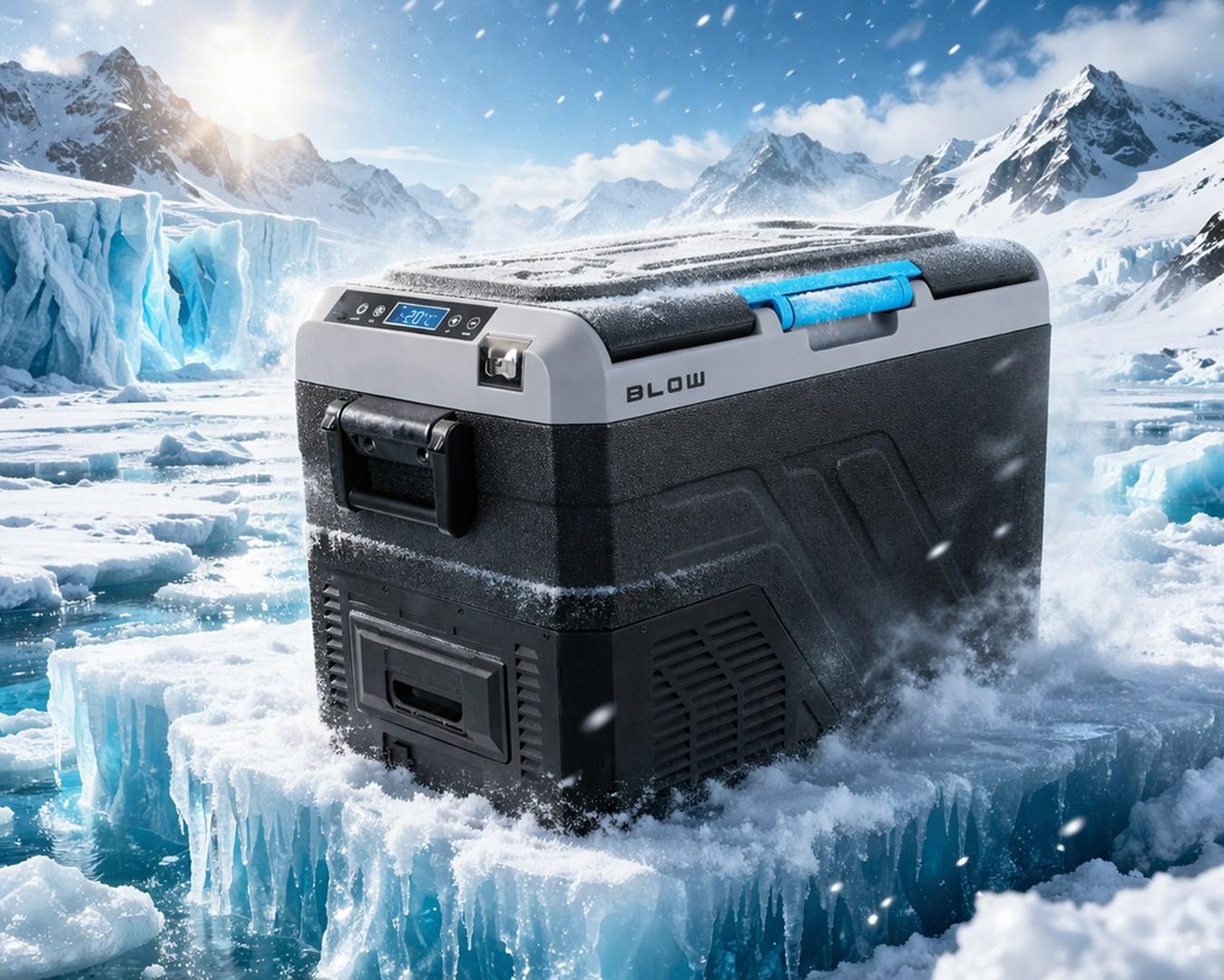 BLOW Tourist kompressor-køleboks 35 l - ned til -20 °C