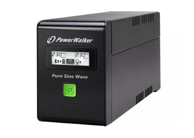 PowerWalker VI 800 SW FR UPS - Line-Interactive, 800 VA/480 W, ren sinus