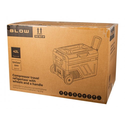 BLOW kompressor mini-køleskab 42 l - ned til -20 °C