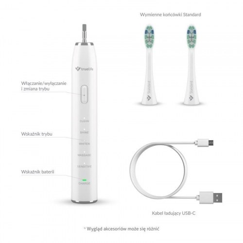 TrueLife SonicBrush Clean30 Duo - elektrisk sonisk tandbørste (sæt med 2)