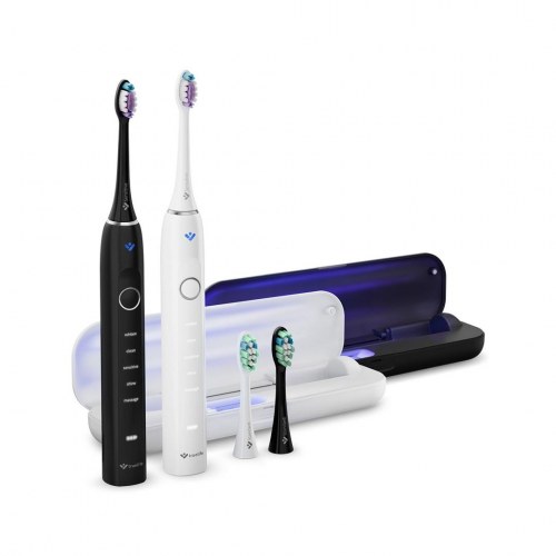 TrueLife SonicBrush Clean70 UV Duo - sonisk tandbørste (sort/hvid)