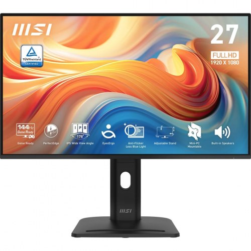 MSI Pro MP275PGDE 27" Full HD IPS skærm - 144 Hz, sort
