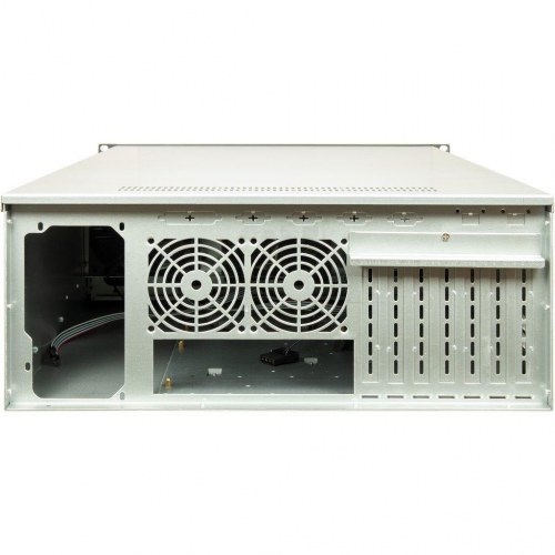 Inter-Tech 4F28 4U rack-kabinet - sort/sølv