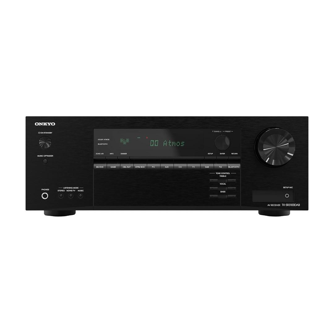 Onkyo TX-SR3100 AV-receiver 5.2 kanaler - 80 W, sort
