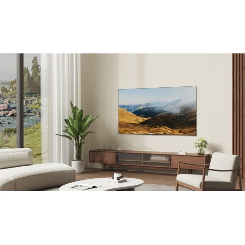 TCL 43P7L 43" 4K QLED Smart TV med Google TV - Sort