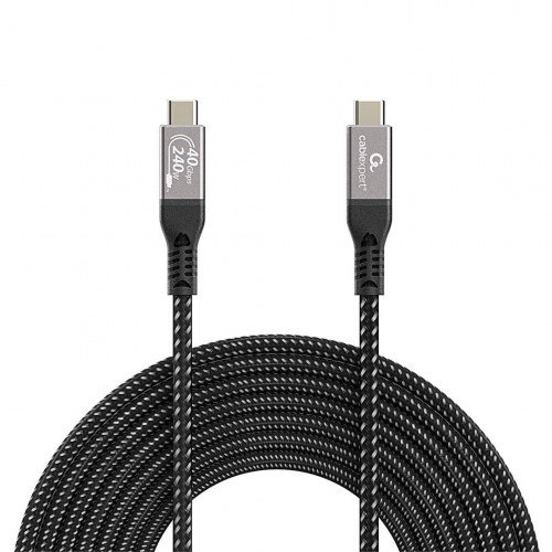 Gembird CCBP-USB4-CMCM240-0.5M USB4 USB-C kabel 40 Gbps/240 W - 0,5 m