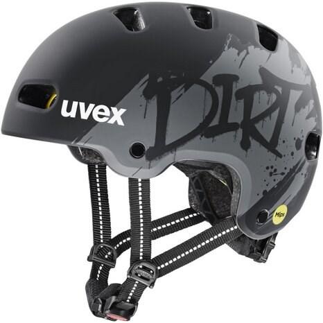 uvex Kid 4 Style MIPS cykelhjelm til børn - dirt black mat