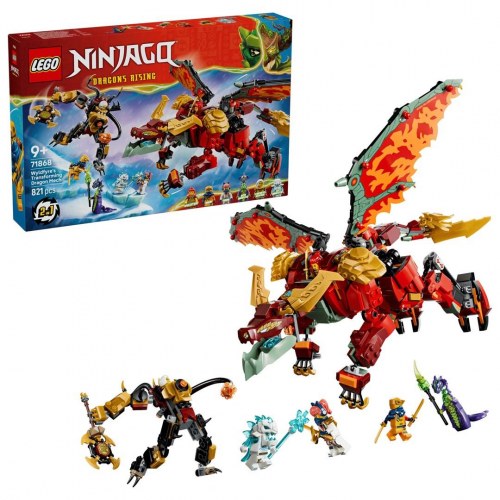 LEGO NINJAGO 71868 Wyldfyres transformerende dragemek - byggesæt