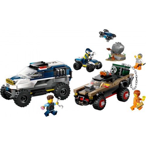 LEGO City 60449 Politijagt i terræn - byggesæt til børn 6+