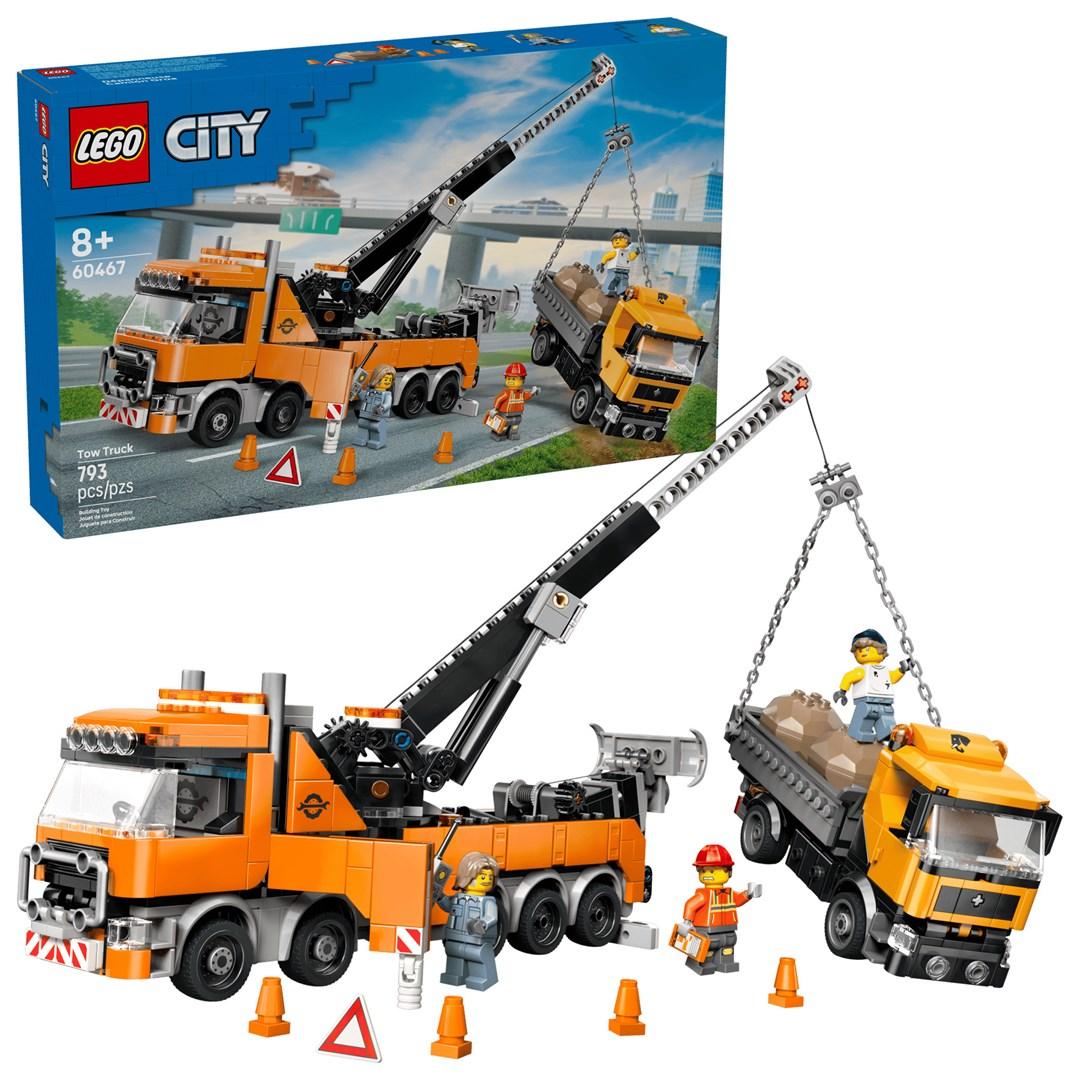 LEGO City 60467 Bugserlastbil - byggesæt med kran (793 dele)