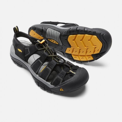 KEEN Newport H2 sandaler - herre, sort (EU 44 / US 10,5)