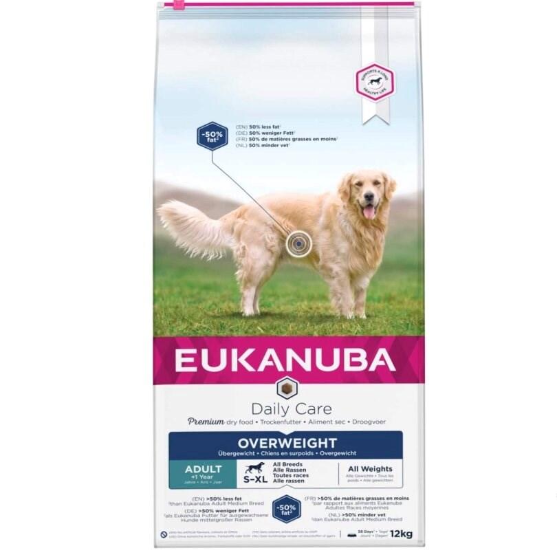 Eukanuba Daily Care Overweight Adult - tørfoder til hund - 12 kg