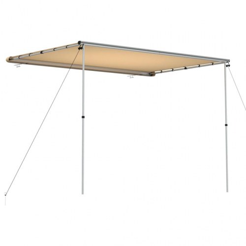Solsejl til campingvogn 3×2×2,15 m - beige