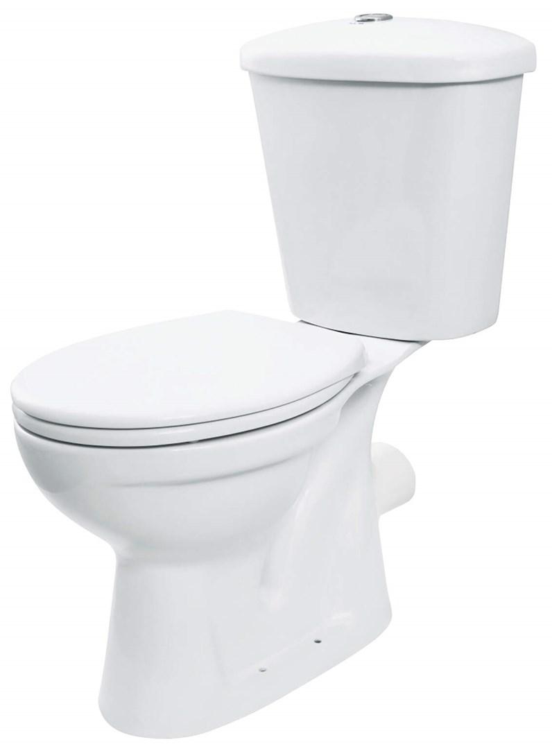 Deante kompakt toilet - vandret afløb billede