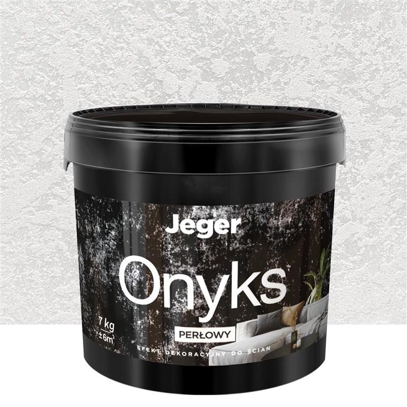 Jeger Onyks Perle - dekorativ spartelmasse 7 kg billede