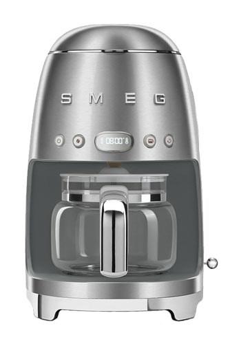 SMEG 50’s Style DCF02 drypfilter-kaffemaskine - rustfrit stål billede