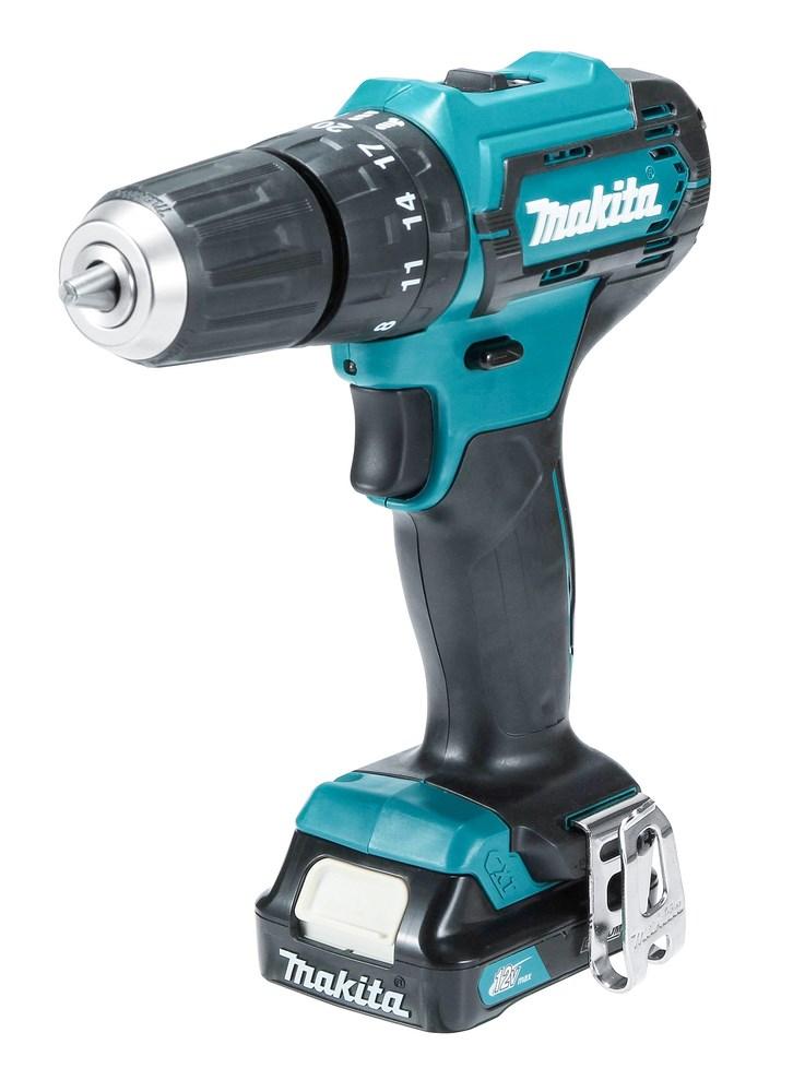 Makita HP333DSAW slagboremaskine/skruemaskine 12 V - sort/blå billede