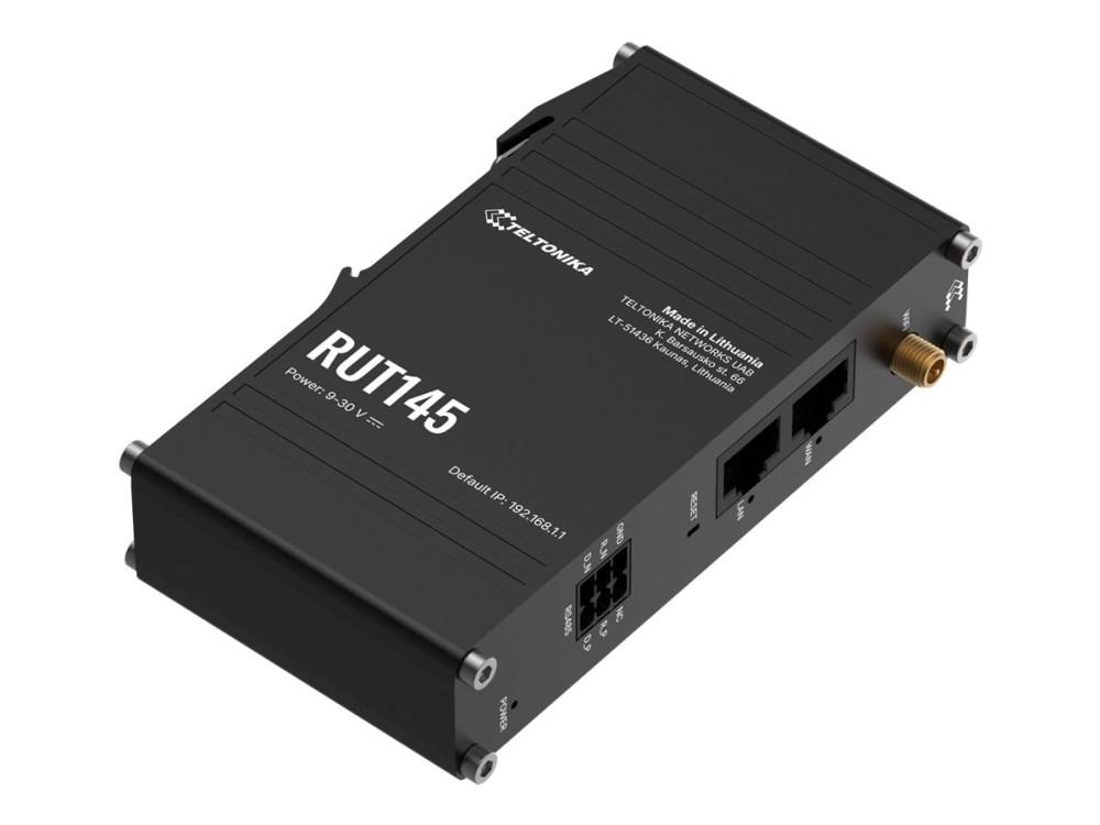Teltonika RUT145 trådløs router - Fast Ethernet, 2,4 GHz, sort