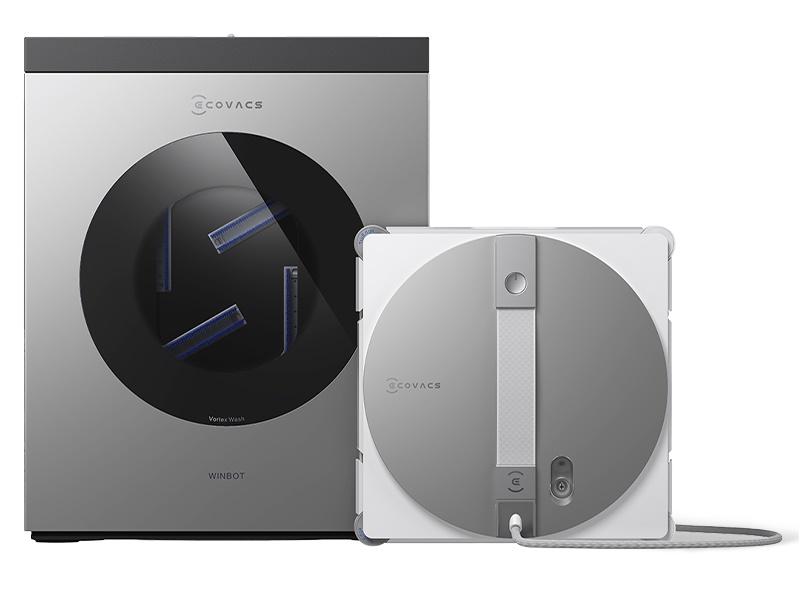 Ecovacs Winbot W3 OMNI - robotstyret vinduesrenser, sølv