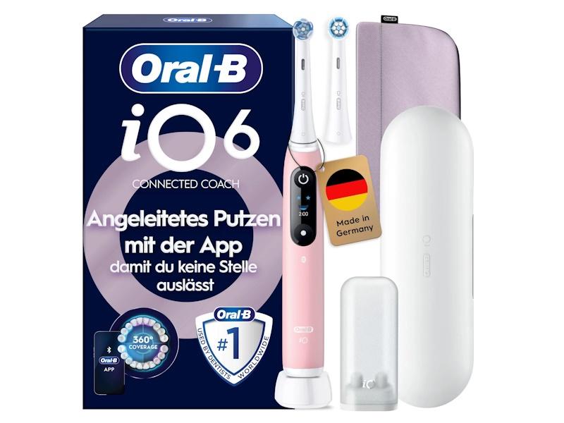 Oral-B iO Series 6 Luxe Edition elektrisk tandbørste - Pink Sand