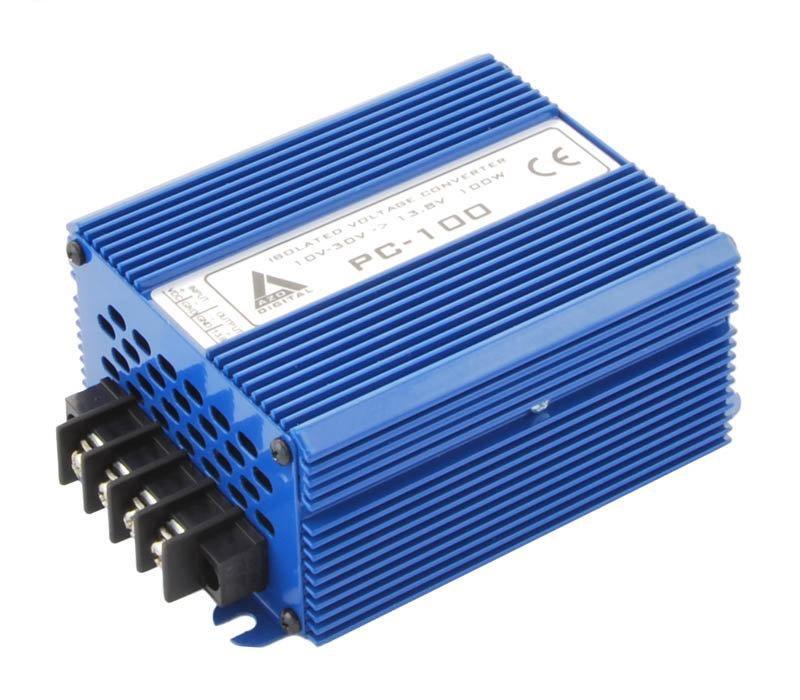 AZO Digital PC-100-12V spÃ¦ndingsomformer 10-30 V DC til 13,8 V DC, 100 W, galvanisk isoleret, IP21