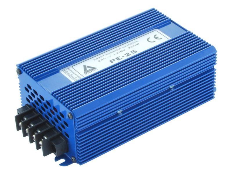 AZO Digital PE-25 DC/DC spÃ¦ndingsomformer 24 V til 13,8 V - 300 W, IP21