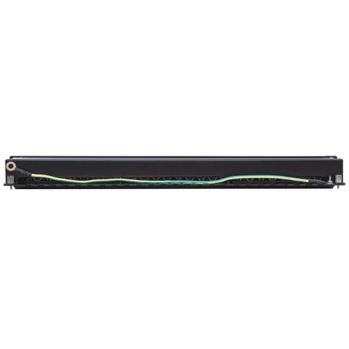 Intellinet patchpanel Cat6a F/UTP - 24 porte, 1U, skÃ¦rmet, 90Â° top-entry, sort