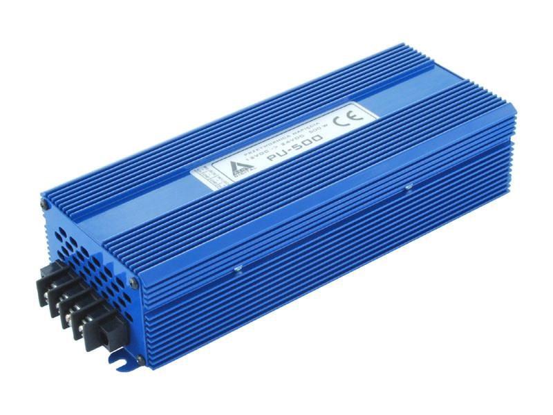 AZO Digital PU-500 DC/DC spændingsomformer 10-20 V til 48 V, 500 W, IP21 - Blå billede