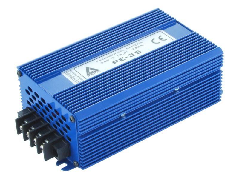 AZO Digital PE-35 DC/DC spændingsomformer 24 V til 13,8 V - 350 W, IP21 billede