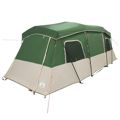 Instant 3-personers telt - grøn 185T polyester med PU-belægning
