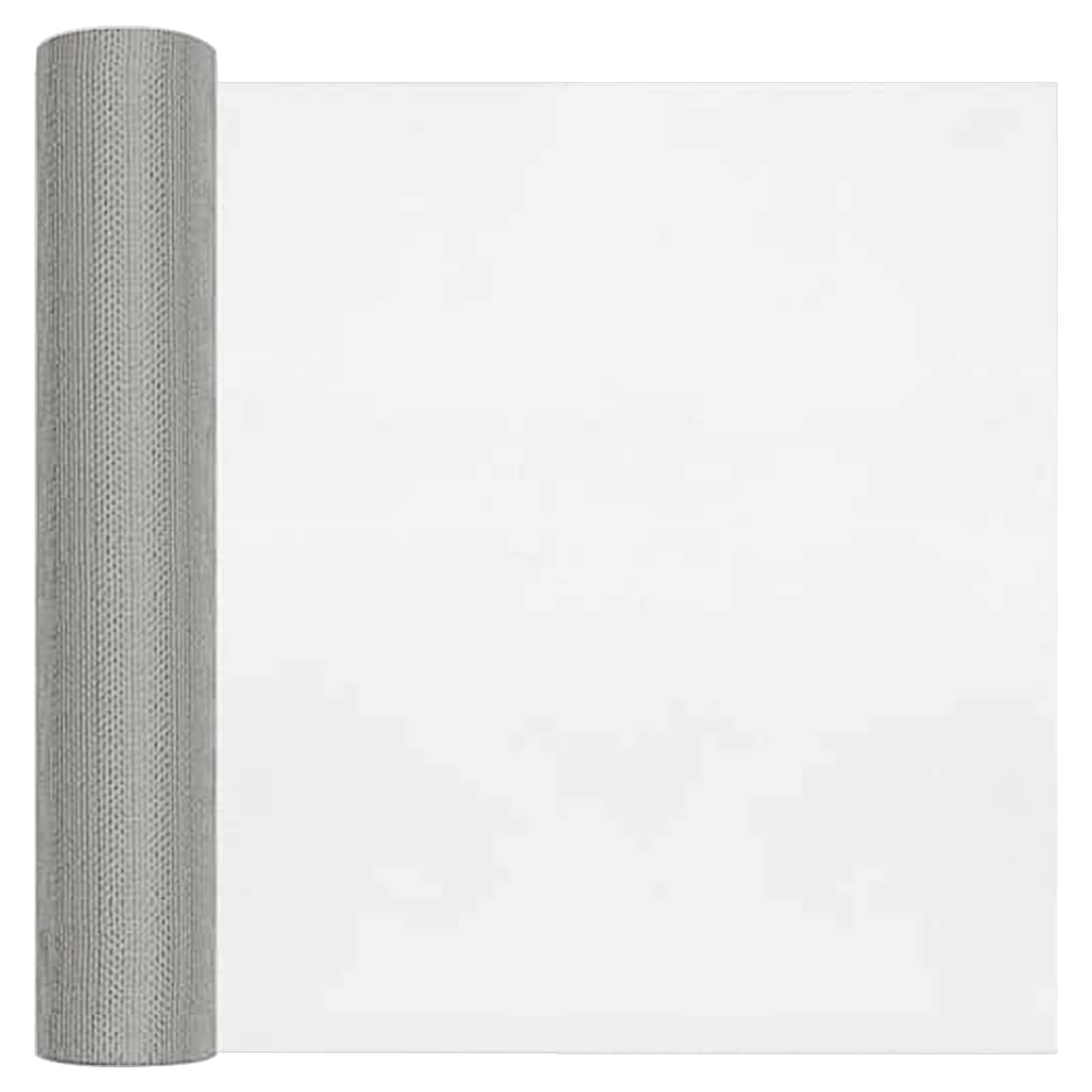 Netskærm 40 × 1000 cm - 18 mesh rustfrit stål 201, sølv